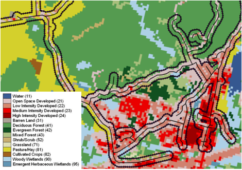 Map of land use